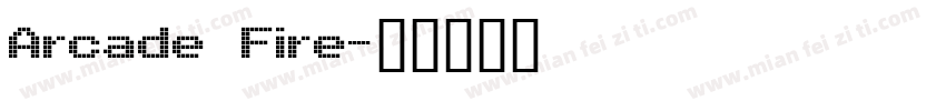 Arcade Fire字体转换